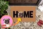 Load image into Gallery viewer, Custom Dog Photo Doormat, Personalized Welcome Mat with your dog picture on it, Funny Housewarming Gift for Dog Owners, Mat Christmas Gift
