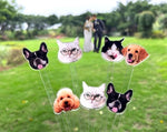 Load image into Gallery viewer, Wedding Pet Stir Sticks, 50 pcs Double-Sided Dog Stir Stick, Watercolor Acrylic Cocktail Stirrers, Wedding Swizzle,Wedding Drink Stirrers
