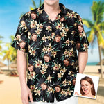 Load image into Gallery viewer, Custom Face Hawaiian Shirt Flower Beach Shirt Hawaiian Beach Shirt Holiday Gift
