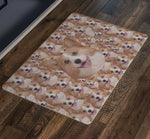 Load image into Gallery viewer, Funny Dog Doormat, Personalized Dog Face Photo Door Mat, Custom Dog Doormat gift Housewarming Party, Visitors must be approved for Christmas
