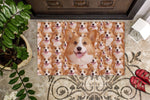 Load image into Gallery viewer, Funny Dog Doormat, Personalized Dog Face Photo Door Mat, Custom Dog Doormat gift Housewarming Party, Visitors must be approved for Christmas
